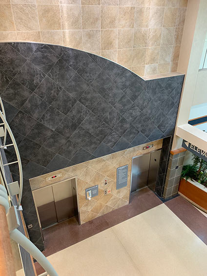 AMH Elevator Bank Decorative Wall Tile                                                                                                                                                                                                                                                                                                                                                                                                                                                                                                                                                                                                                                                                                                